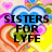 Pixelated heart-themed icon with layered hearts and text overlays changing across frames.