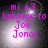 Pixelated text in bright pink reads "mi <3 belongs to Joe Jonas" over a grayscale gradient background with subtle circular patterns.