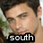 A four- shows a person with dark hair and light skin, each displaying different text overlays