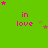 Green background with pink text 'in love' and scattered stars in various shades of pink, some animated.