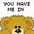 Pixelated teddy bear face with glitched text above and below, showing two identical frames side-by-side then one frame below.
