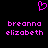 A static pixel art image with a black background, featuring a pink heart symbol at the top and two identical text blocks below it.
