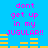 Blue background with pink text reading "dont get up in my JUGULAR!!" and yellow horizontal bars below the text.