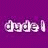Purple background with pink text reading 'This is Laura's Icon!' and 'Get Your Own!', featuring a pixelated, distorted graphic element on the left.