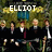 Group of people in formal attire with text labels 'ELLIOT' and 'MINOR' above them, set against a blurred background.