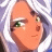 A 48x48 pixel buddy icon featuring a close-up of an anime-style character with white hair and green eyes on the left, paired with text reading "Anime IM" and "COM" on a black background to the right.