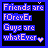A 5x5 contact sheet of animated frames showing a pixel art icon with blue text on black background and pink heart symbols that change position across frames.