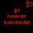 Red pixelated text and heart symbol on black background, with identical left and right sections.