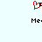 Red and black pixelated icon with a heart shape and partial text 'Me.' below it on a light background.