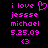 Pixelated text and symbols in bright pink on black background, with one version showing a heart symbol replacing the 'o' in 'love'.