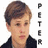 Static 48x48 pixel icon showing a person with short brown hair wearing a dark jacket against a white background, with vertical text "P E T E R" on the right side.