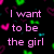 Black background with scattered pink, green, and cyan heart shapes; text in purple, orange, and red fonts reads "I want to be the girl I Love YoU <333" and "Who you call Back Just to say <3 ~Bri".