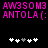 Pixelated pink text and heart icons on black background, with two identical side-by-side layouts showing text and heart arrangements.