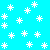 Blue background with white snowflakes and blue text reading "PRAY! SNOW DAY!" on a white