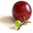 Pixelated image of red and green grapes with text reading "Just Another Friendly, Local GRAPE DEALER! Where you get your goods." on white background.