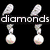 six distinct jewelry and lip images with overlaid text, each in a separate