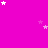 A static image with a bright magenta background scattered with white and light pink stars of varying sizes.