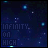 Animated sequence of white pixelated symbols on dark blue background with 'INFINITY ON HIGH' text, showing evolving star-like and circular patterns.