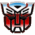 A 50x50 pixel animated buddy icon featuring a red and white Transformers Autobot logo on the left side, with green text reading "Original Icons .com" on a dark green background to the right.