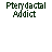 Green pixelated creature with black eyes and a green beak-like mouth, holding a gray sword, standing on white background with text above.