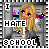 School icons for AIM, MSN, MySpace and Yahoo