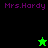 A four- displays "Mrs.Hardy" text with a green star and black star icon variation across colored backgrounds