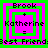 Four identical pixelated display 'Brook + Katherine = Best Friends' text with alternating green and pink square borders