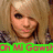 A four- shows a person with blonde hair and a dark patterned top, with text overlays changing