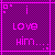 Static pixel art icon with pink text on a purple checkered background framed by a bright pink border.