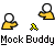 Pixelated yellow figure with white head performs sequential hand gestures , accompanied by small yellow symbols and text labels