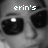 A black-and-white pixelated image of a person wearing sunglasses with text above the head changing across frames.