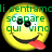 Yellow pixelated smiley face with black eyes, red tongue, and green text overlay on black background.