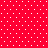 Red background with white square dots arranged in a uniform pattern