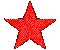 Red star-shaped icons in various sizes and orientations arranged in a , with some showing pixelated textures or partial forms