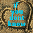 A static image with three heart-shaped patterns on a textured brown background, overlaid with cyan text reading "if you dont know that i love you your a stupid fool".