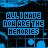 Blue and black pixelated text repeats 'ALL I HAVE NOW ARE THE MEMORIES' across a with scattered blue dots on dark background