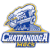 Static pixelated icon featuring a blue and yellow trophy with