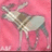 Pixelated image of a light-colored rabbit-like creature on pink background with 'niki' text on bright purple background.