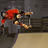 Animated sequence of a skateboarder in red shirt and black shorts performing tricks on a ramp, captured from multiple angles.