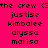 Pixelated text on bright pink background with black and white text elements, showing repeated names across multiple