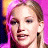 Pixelated image of a person with light brown hair against pink and dark blue background, next to green text reading 'Original Icons .com' on dark green