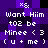 Pixelated text on a purple and black background with white 'x&' symbols at top corners, repeated in two identical vertical sections.