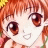 A 48x48 pixel animated buddy icon featuring a close-up of an anime-style character with orange hair and brown eyes on the left, paired with a black background containing white text "Anime IM" and "COM" on the right.