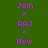 Green background with purple text and small purple 'x' symbols arranged in a pattern, showing three of text labels