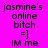A static digital image with a bright pink background displaying repeated text and green rectangular overlays in three