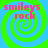 Four identical display a green and blue spiral background with pink text reading "smileys rock" in each