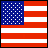 Static image of the United States flag with blue field containing white squares and alternating red-white stripes.