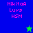 Pixelated text and star icons on blue, teal, and green backgrounds with pink text.