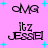 Pixelated text and cyan stars on pink background with visible animation changes across frames.