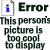Static image shows error message with blue information icon and pixelated text stating picture is too cool to display.